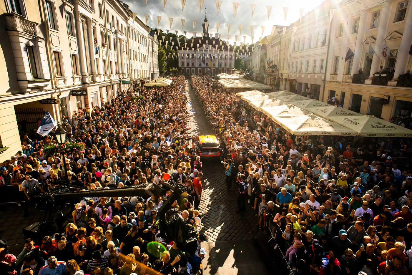 Tifosi del Rally Estonia su una prova speciale